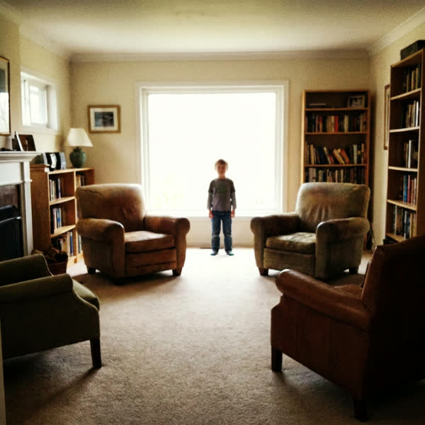 Example of a photo to avoid: subject too far away, small and dark face